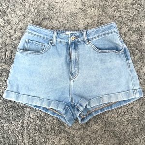 Pacsun denim shorts.